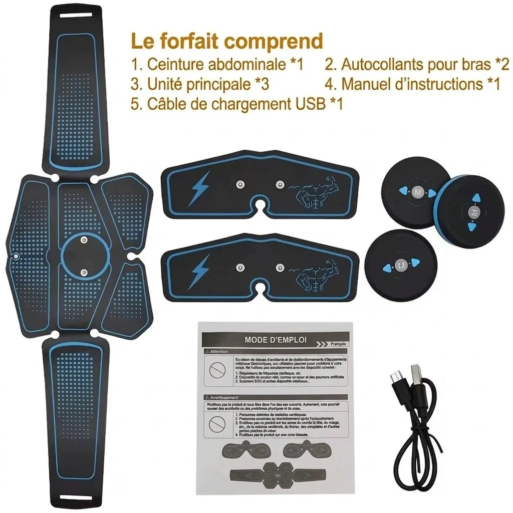 CoreZapix - Ceinture Abdominale Electrostimulation