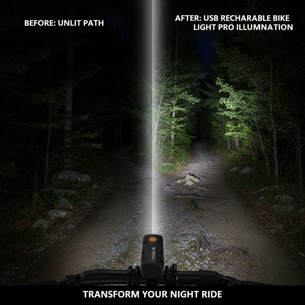 USB Rechargeable Bike Light Pro