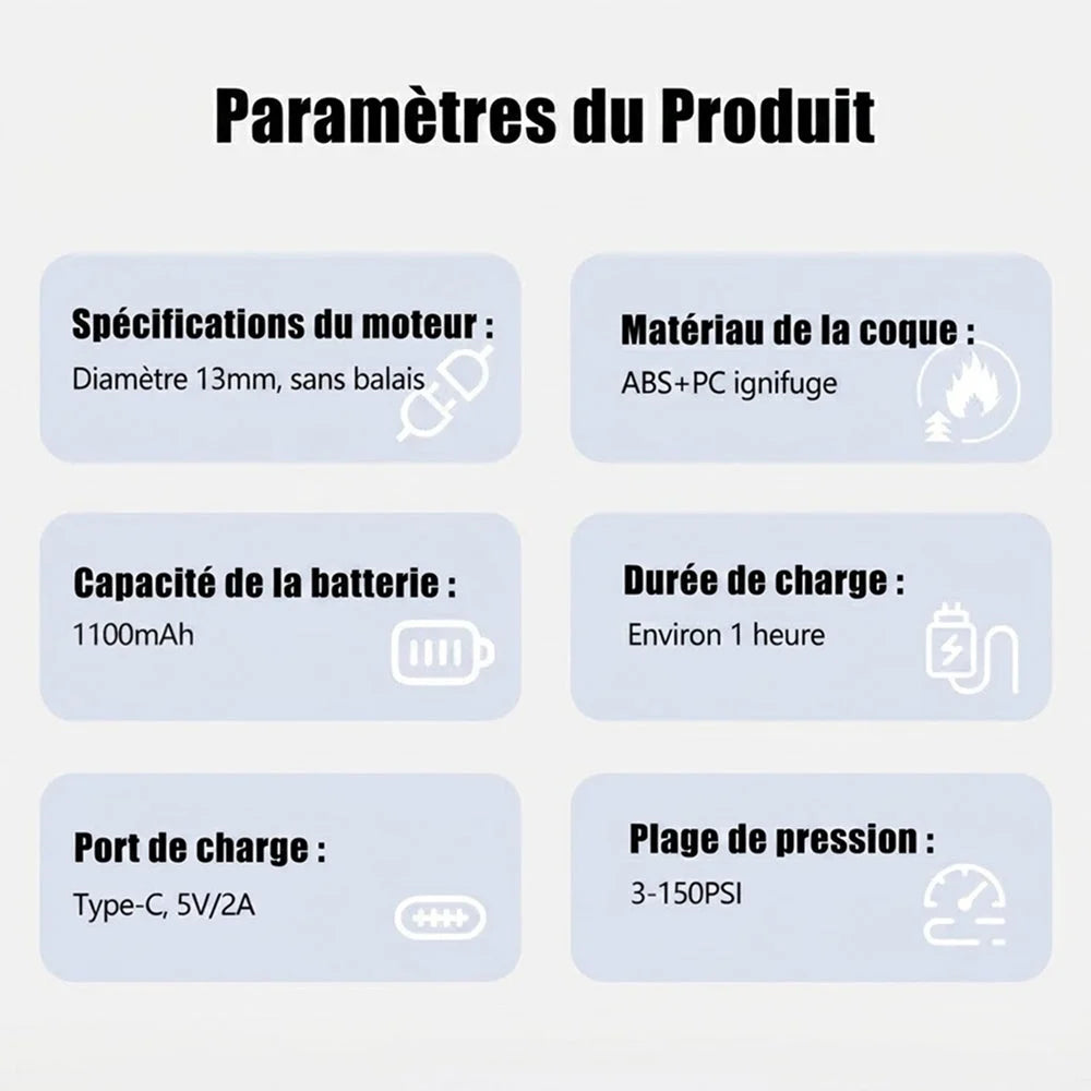 CycloPress - Pompe A Vélo Électrique