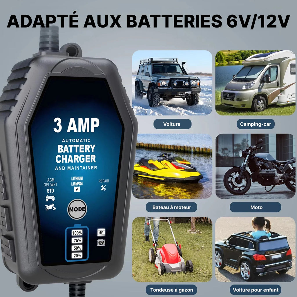 BattRevive - Chargeur Batterie Intelligent