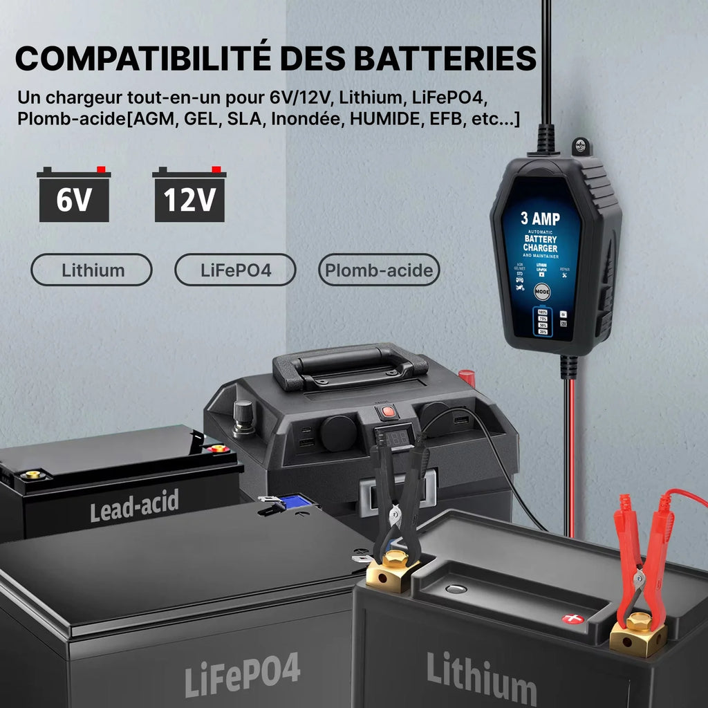 BattRevive - Chargeur Batterie Intelligent