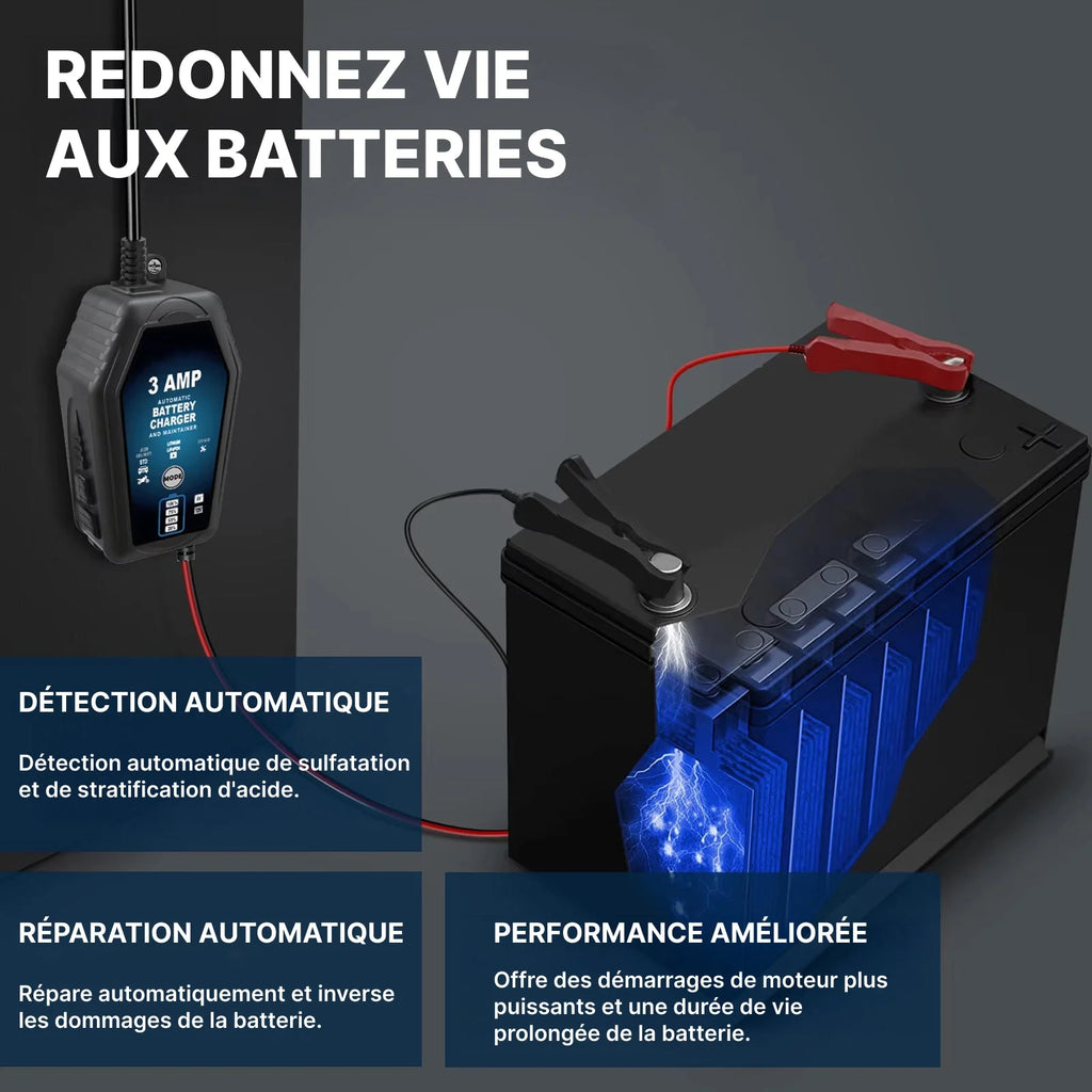 BattRevive - Chargeur Batterie Intelligent