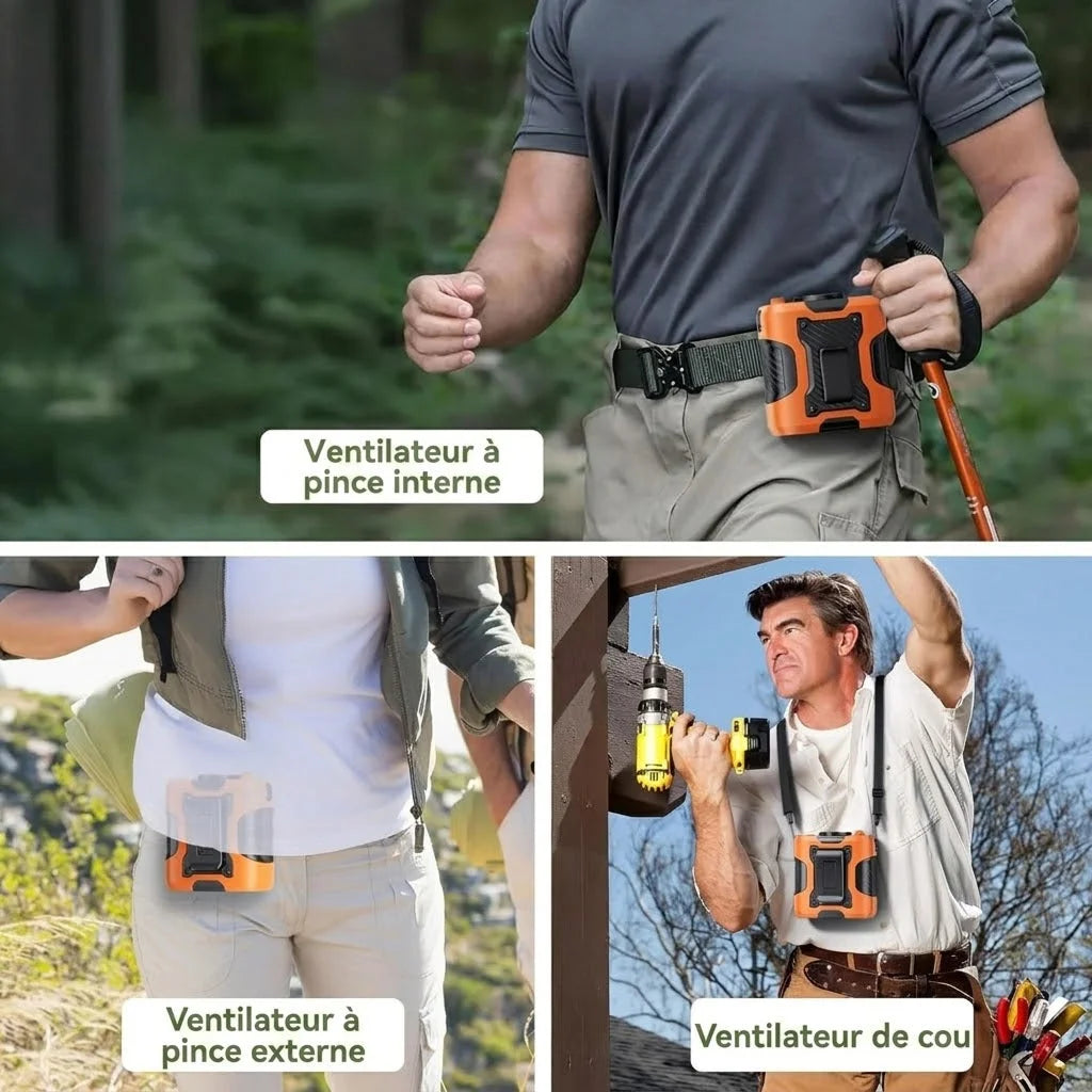 BreezBelt - Ventilateur Portable