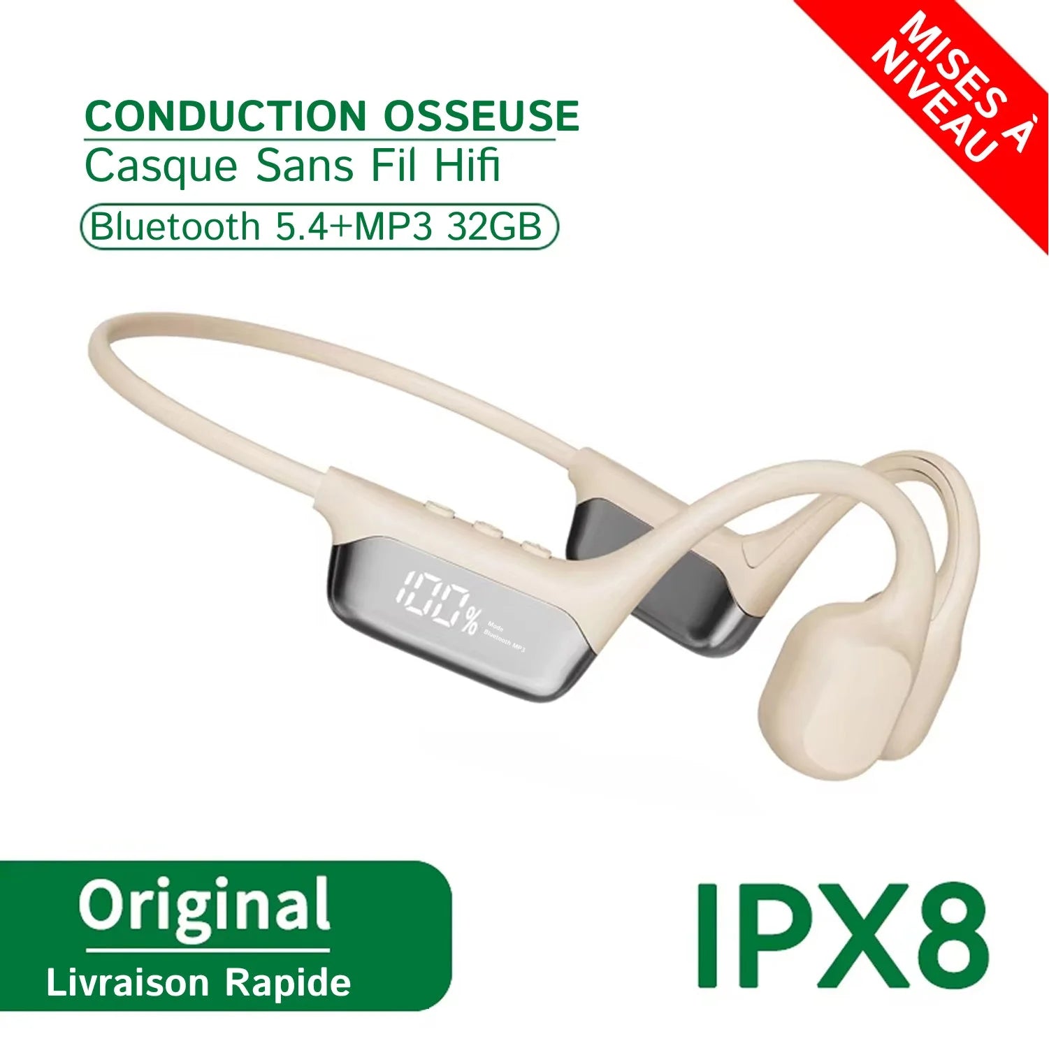 BoneWave - Casque Conduction Osseuse