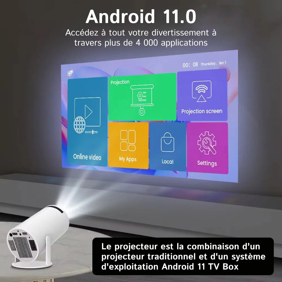 CineFlexi - Projecteur Portable