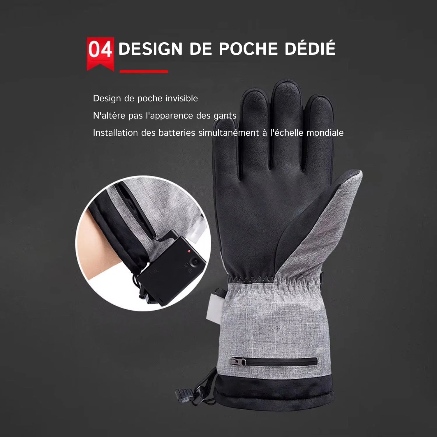 HeatRider - Gants Chauffants Moto