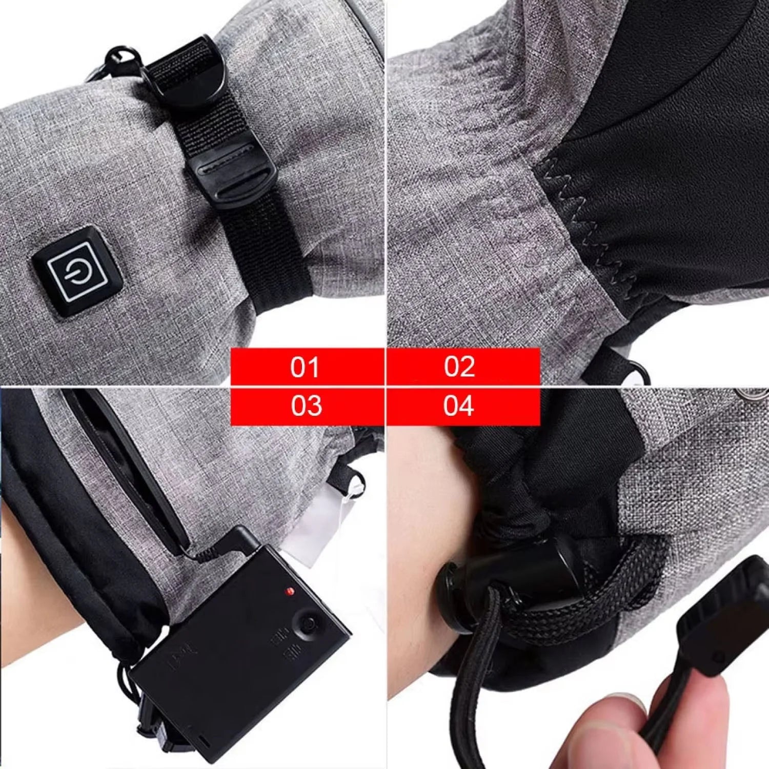 HeatRider - Gants Chauffants Moto