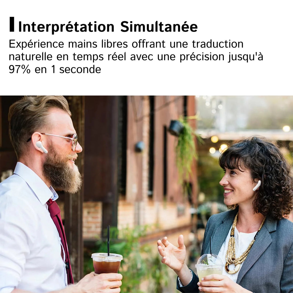 GlotBud - Écouteurs Traducteurs
