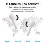 GlotBud - Écouteurs Traducteurs
