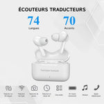 GlotBud - Écouteurs Traducteurs