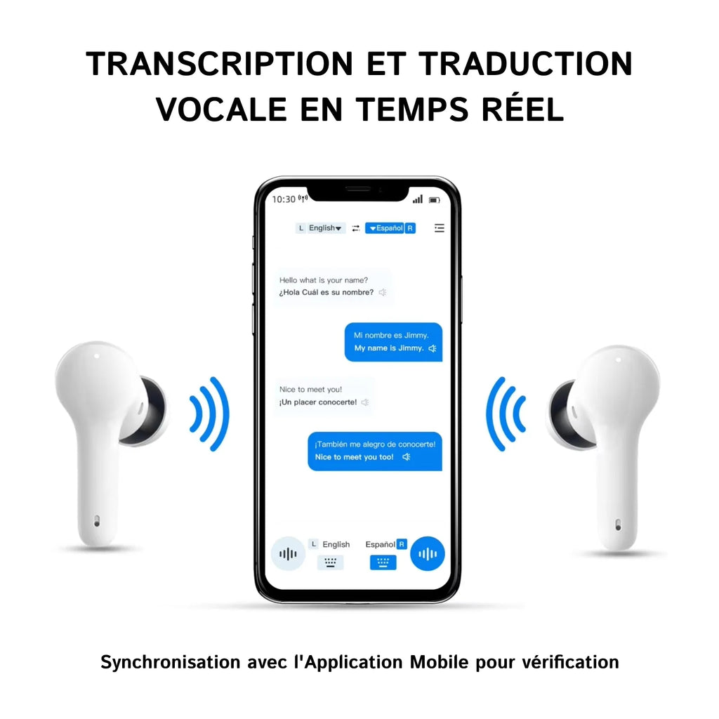 GlotBud - Écouteurs Traducteurs