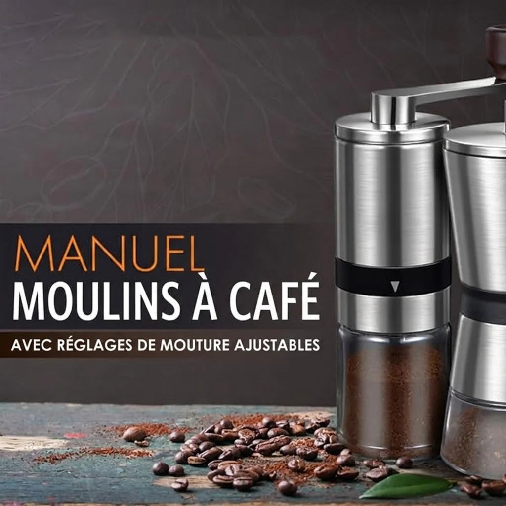 GrindAroma - Moulin A Cafe Manuel