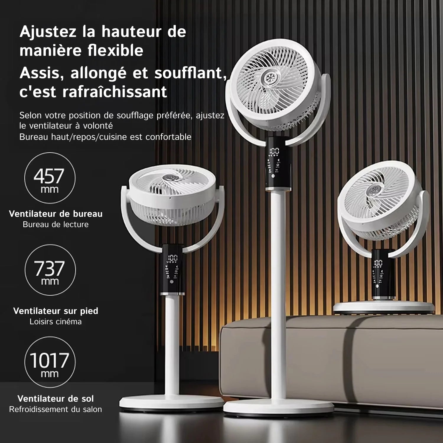 AirOscia - Ventilateur Portable