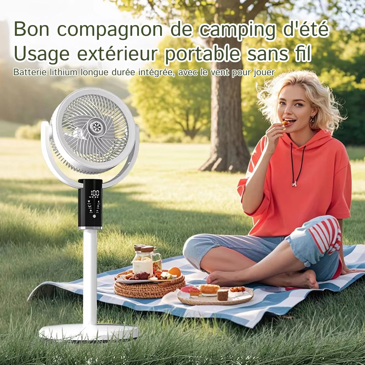 AirOscia - Ventilateur Portable