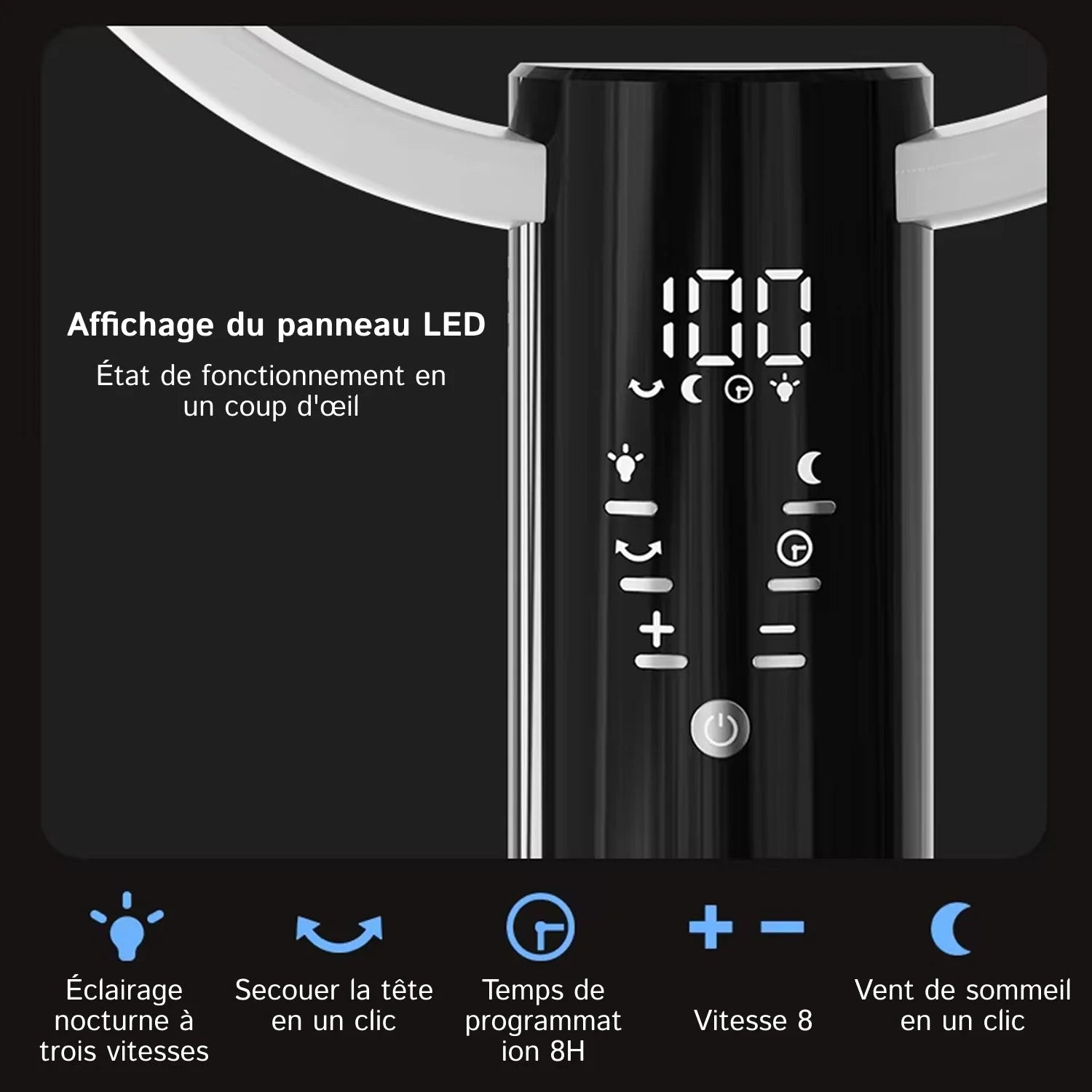 AirOscia - Ventilateur Portable