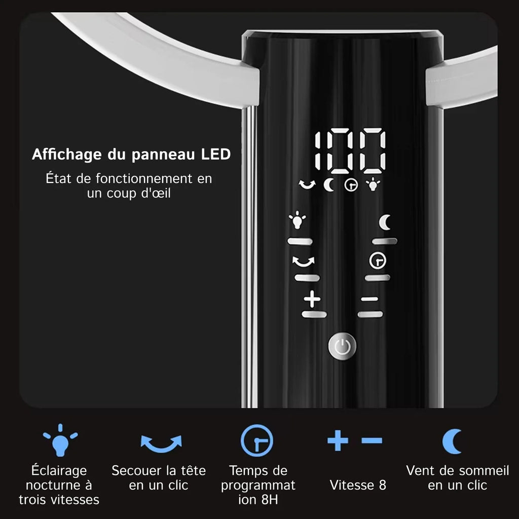 AirOscia - Ventilateur Portable