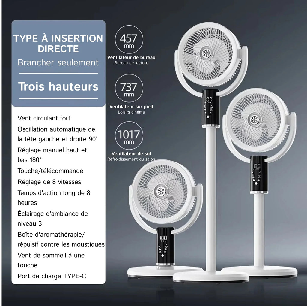 AirOscia - Ventilateur Portable