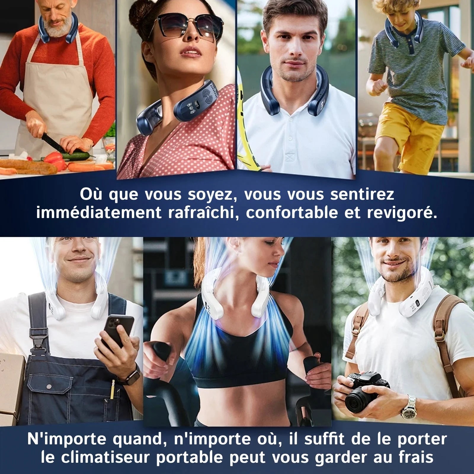 ZephyrWrap - Ventilateur De Cou