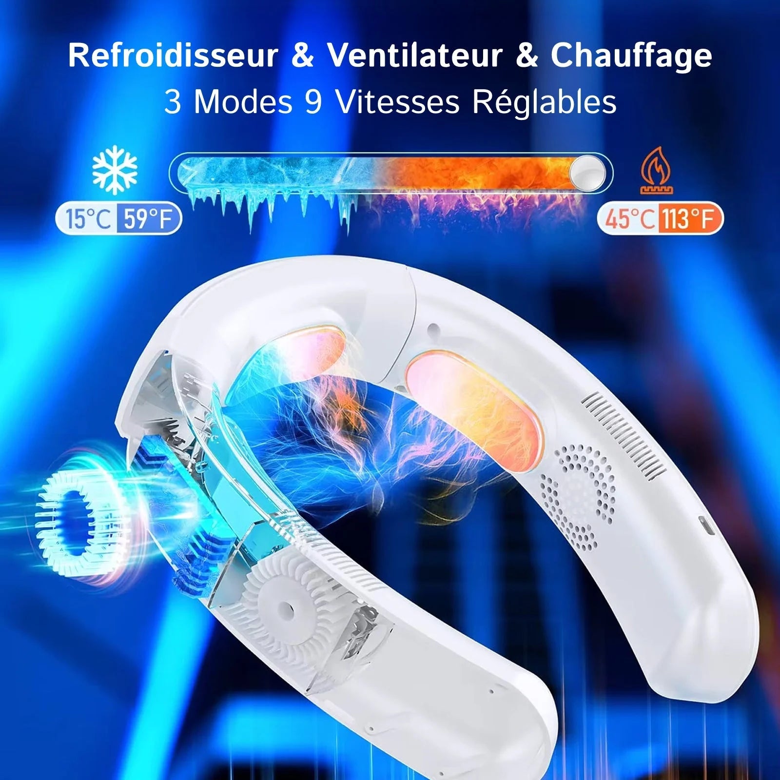 ZephyrWrap - Ventilateur De Cou