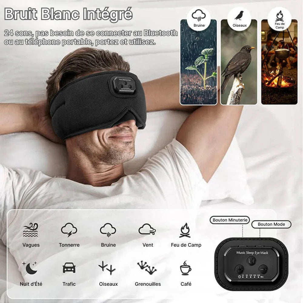 DreamHush - Masque De Sommeil Bluetooth