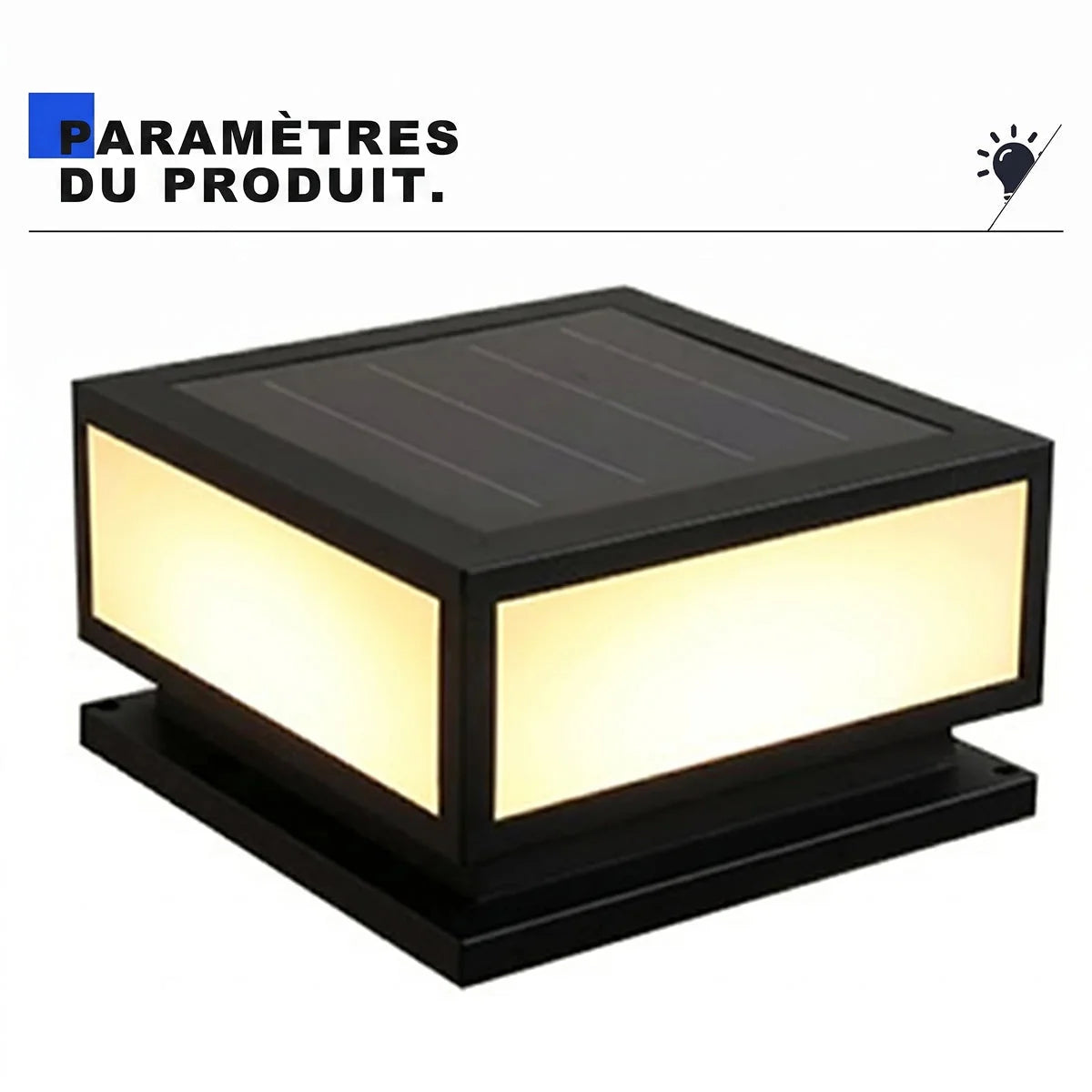 GlowLanta - Lanterne Solaire Extérieure