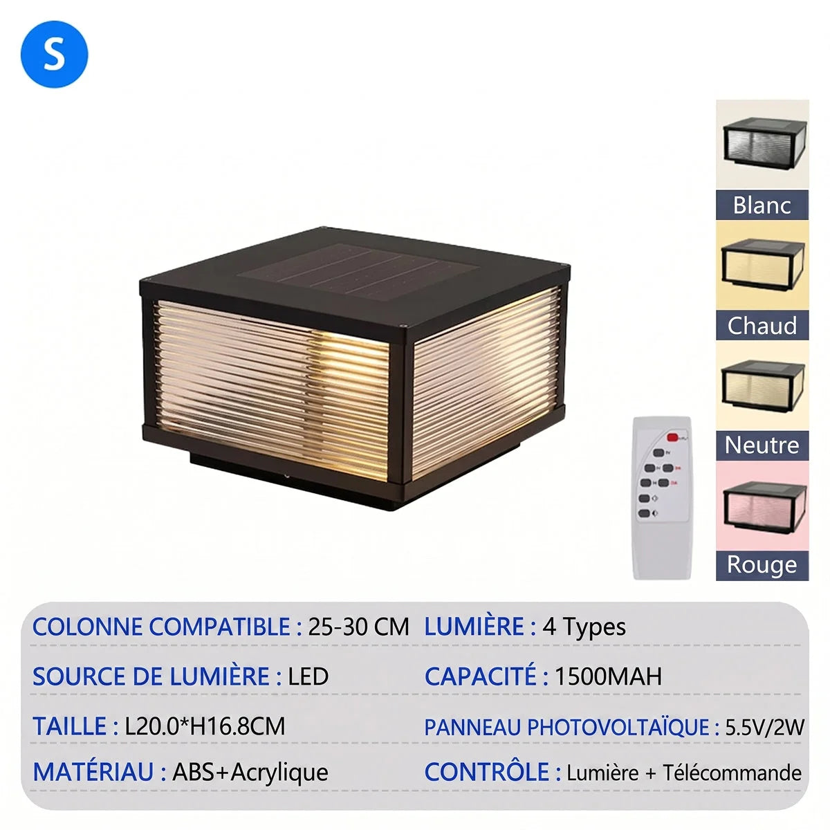 GlowLanta - Lanterne Solaire Extérieure