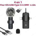 ClipVoxi - Microphone Cravate Sans Fil