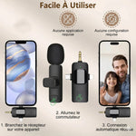ClipVoxi - Microphone Cravate Sans Fil