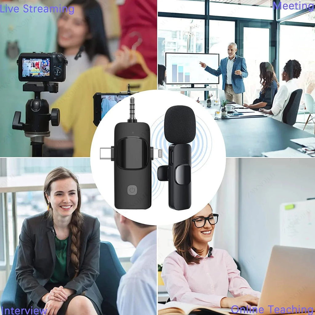 ClipVoxi - Microphone Cravate Sans Fil