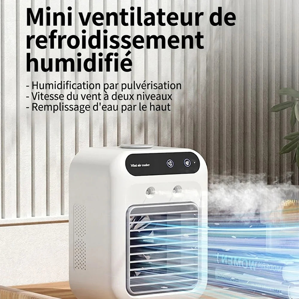 BreeziMist - Ventilateur Portable
