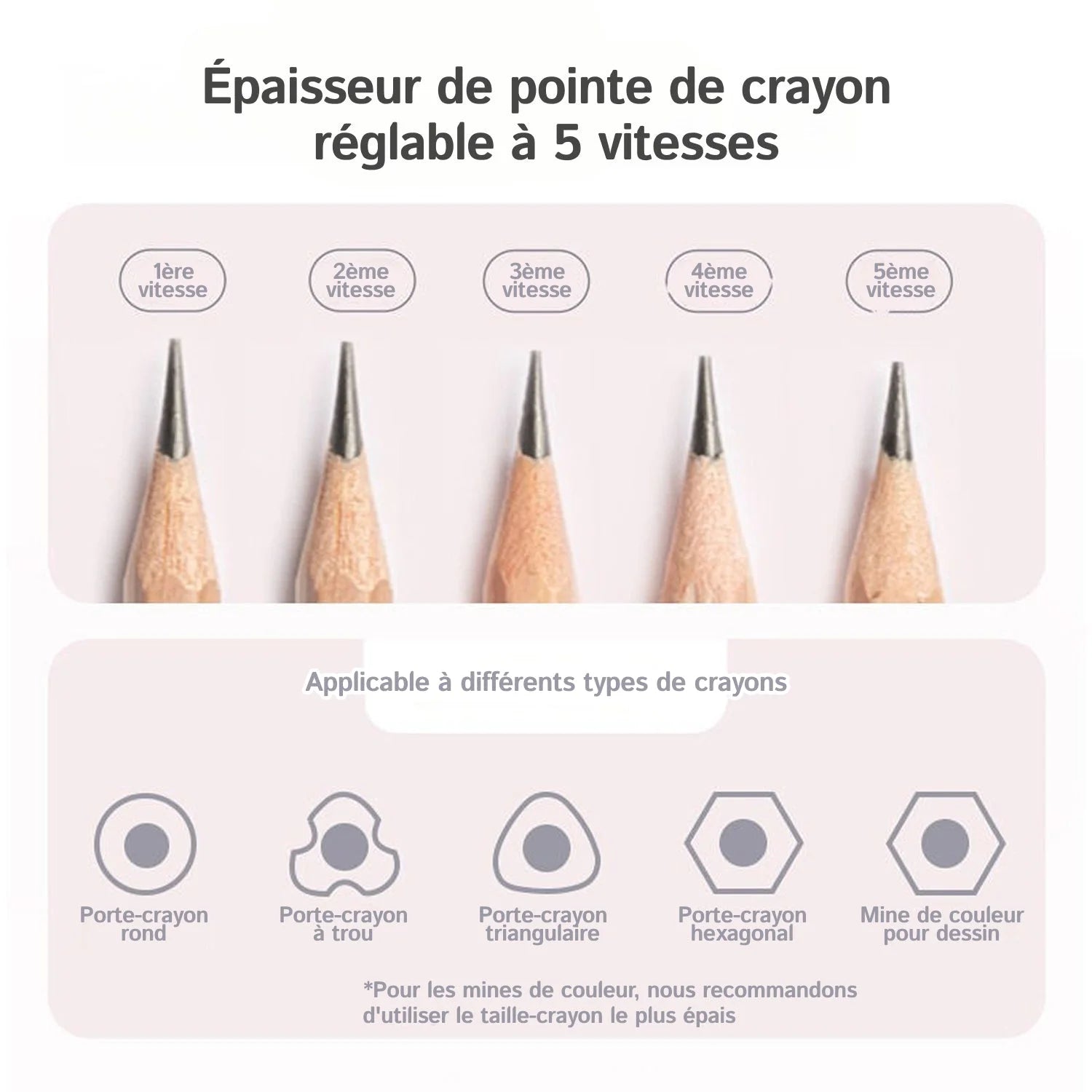 CrayoFlex - Taille-Crayon Electrique