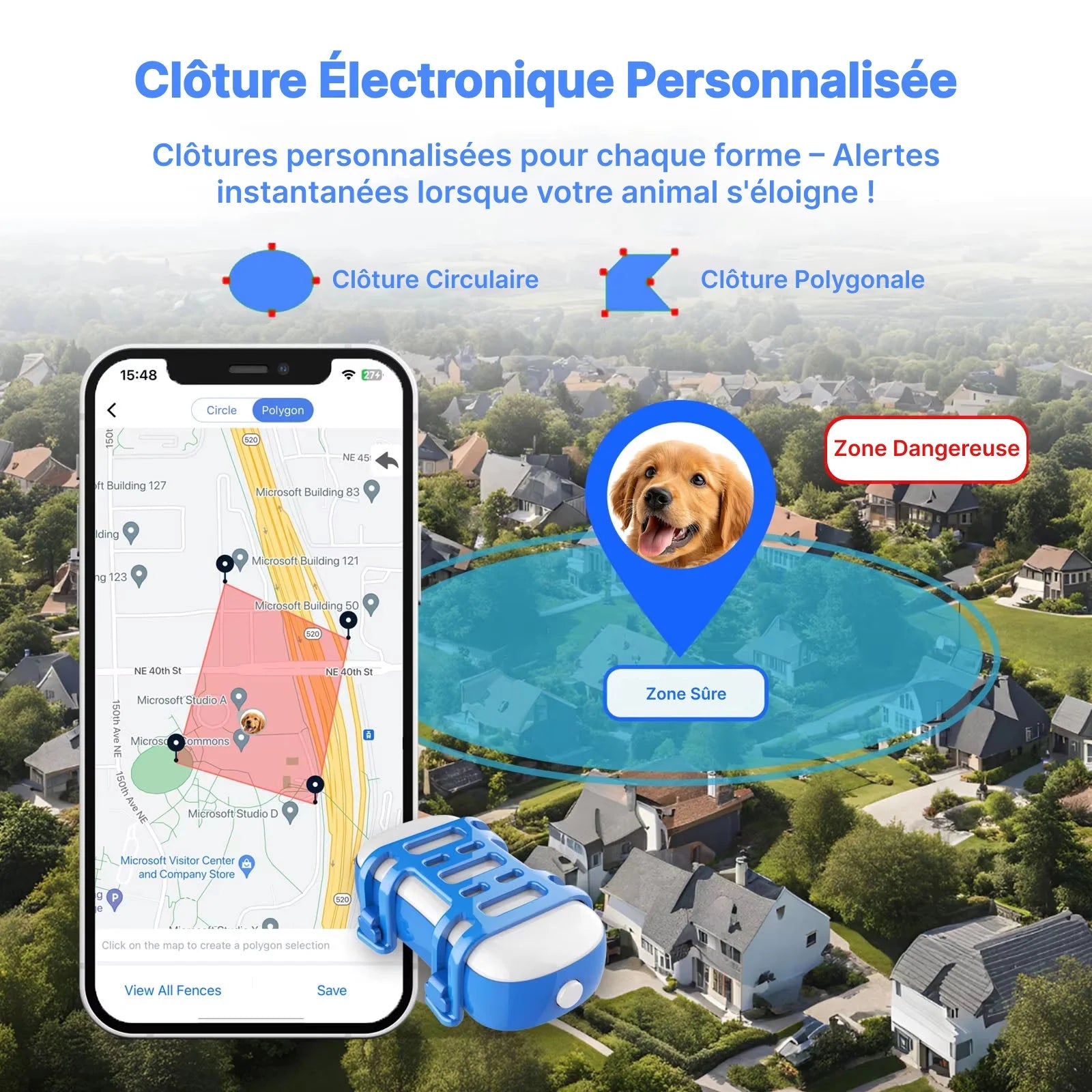 PupLocate - Collier Gps Chien