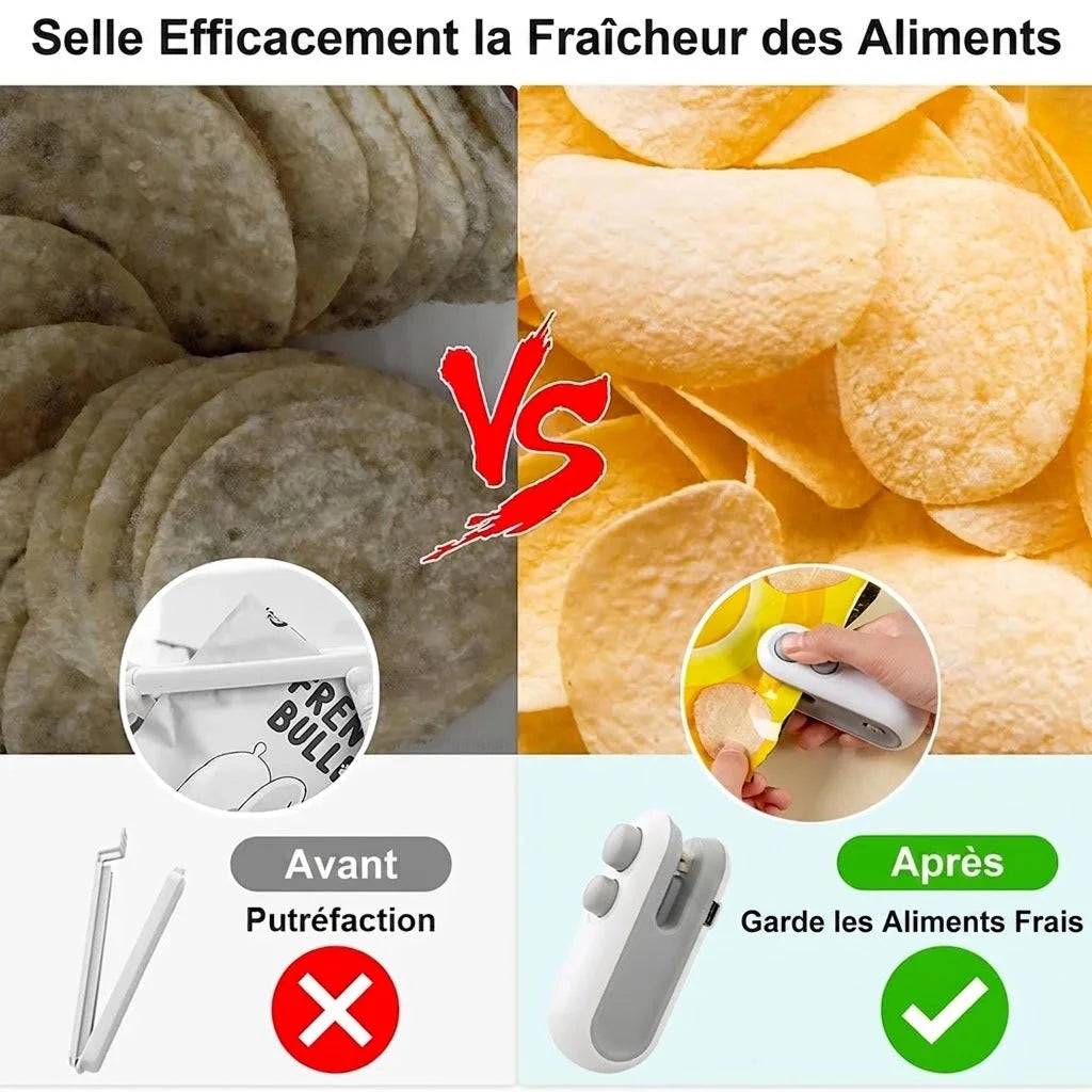 SealSnap - Scelleur Alimentaire Portable
