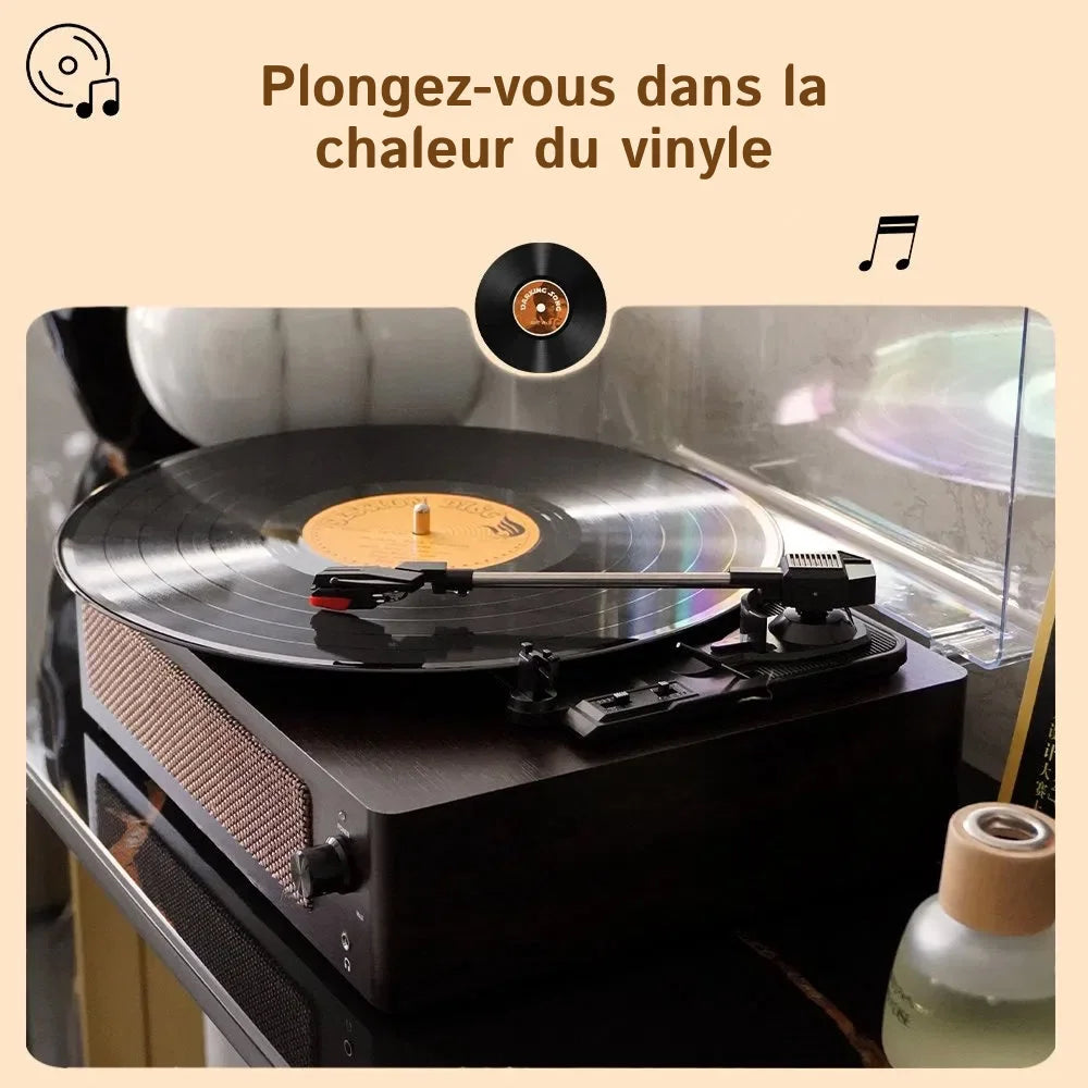 VinySpin - Tourne Disque Bluetooth