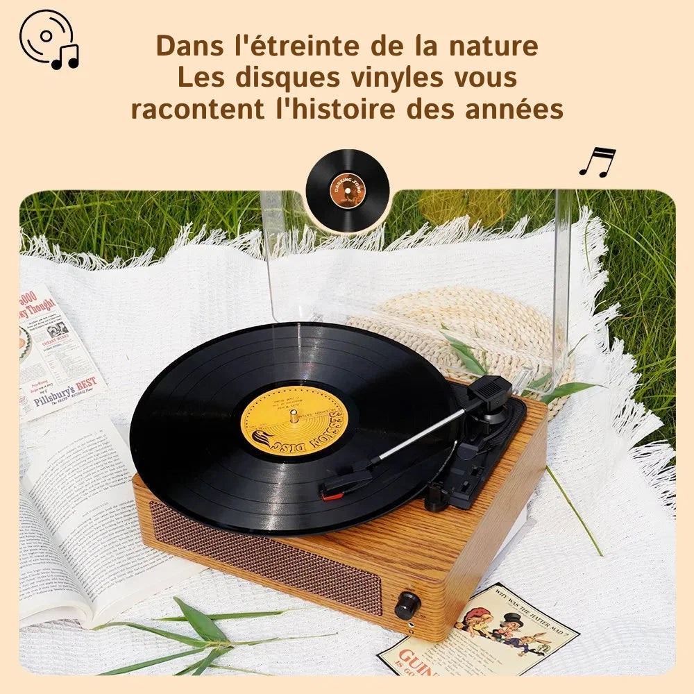 VinySpin - Tourne Disque Bluetooth