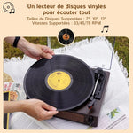 VinySpin - Tourne Disque Bluetooth