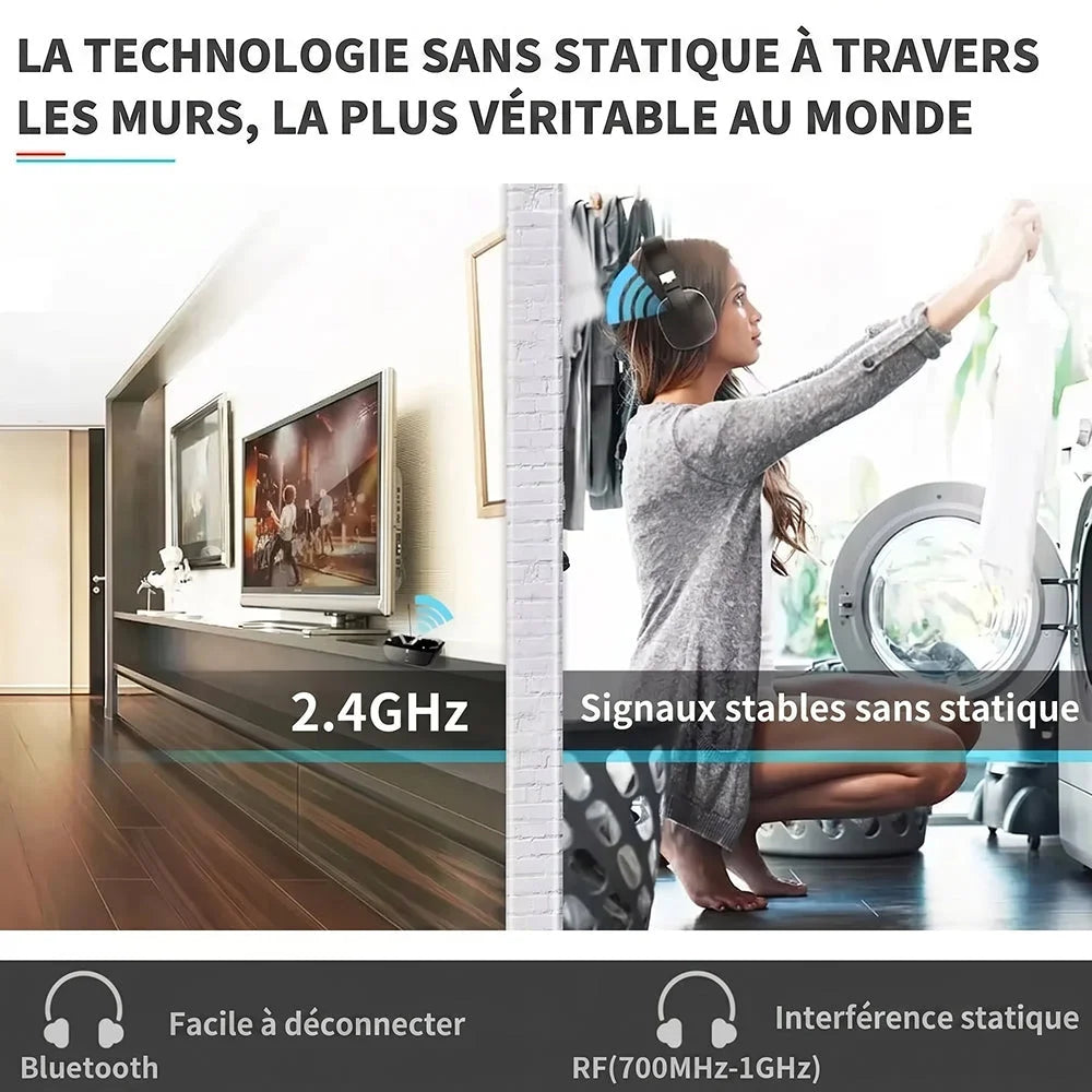 SofaSound - Casque Sans Fil Tv