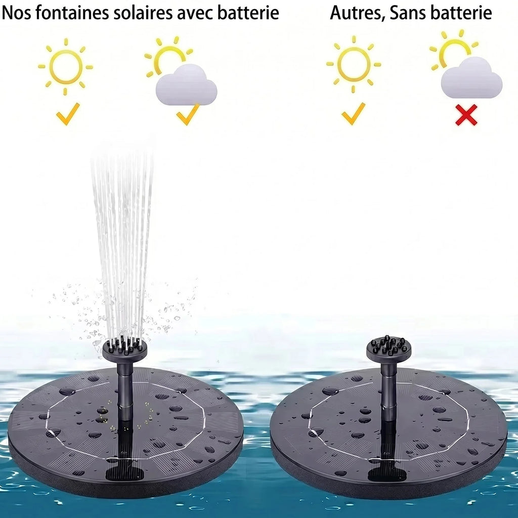 FloatSun - Fontaine Solaire Jardin