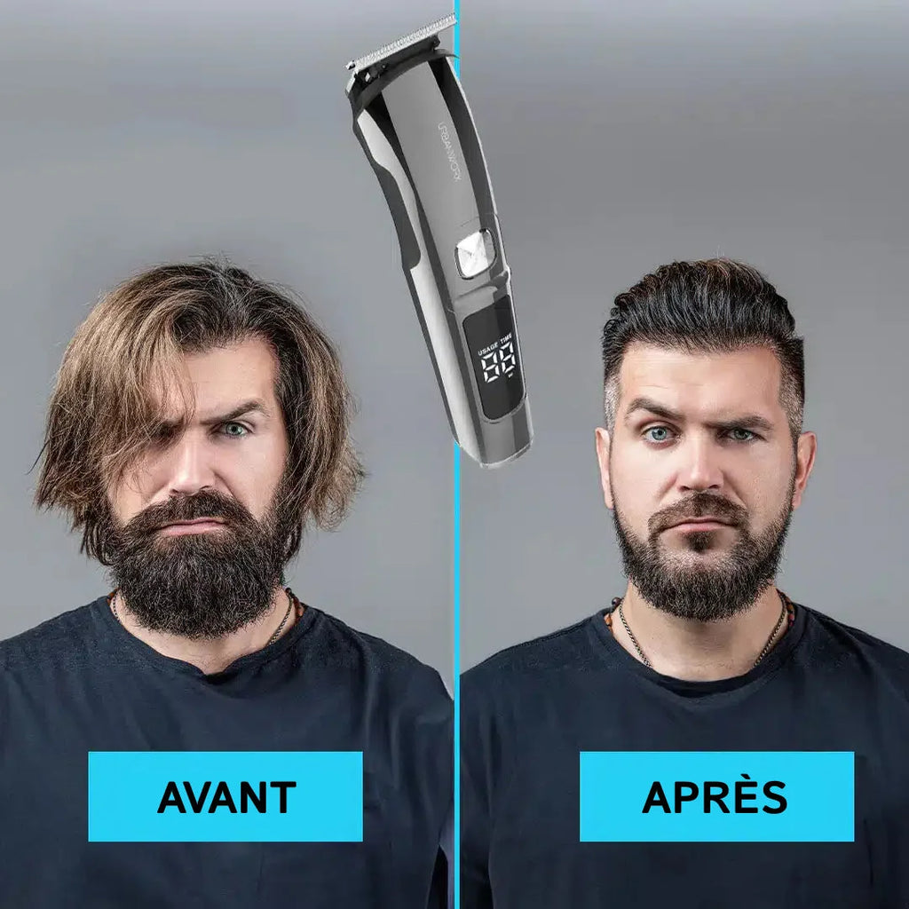 TrimGlide - Tondeuse A Barbe