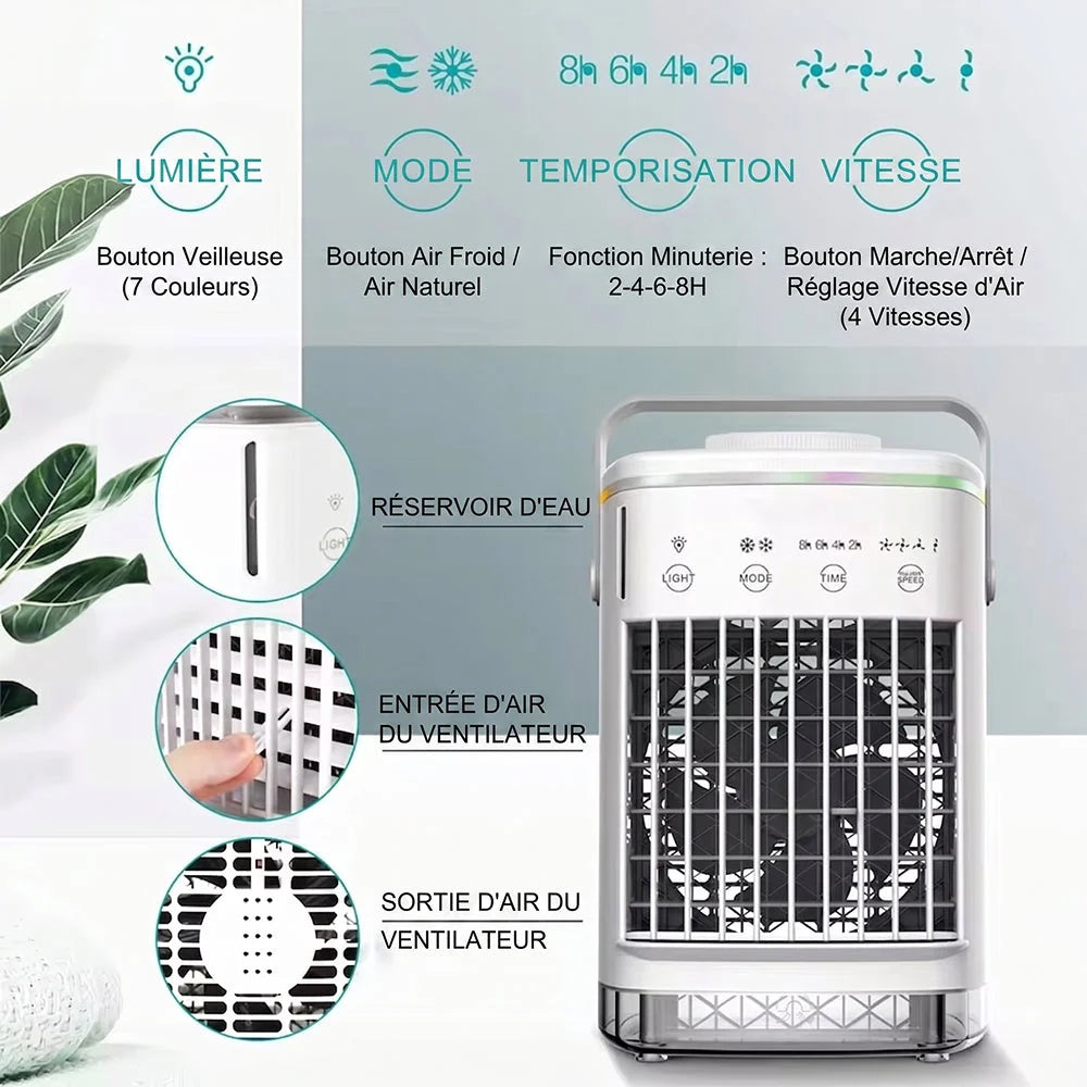CooliMist - Mini Climatiseur Portable