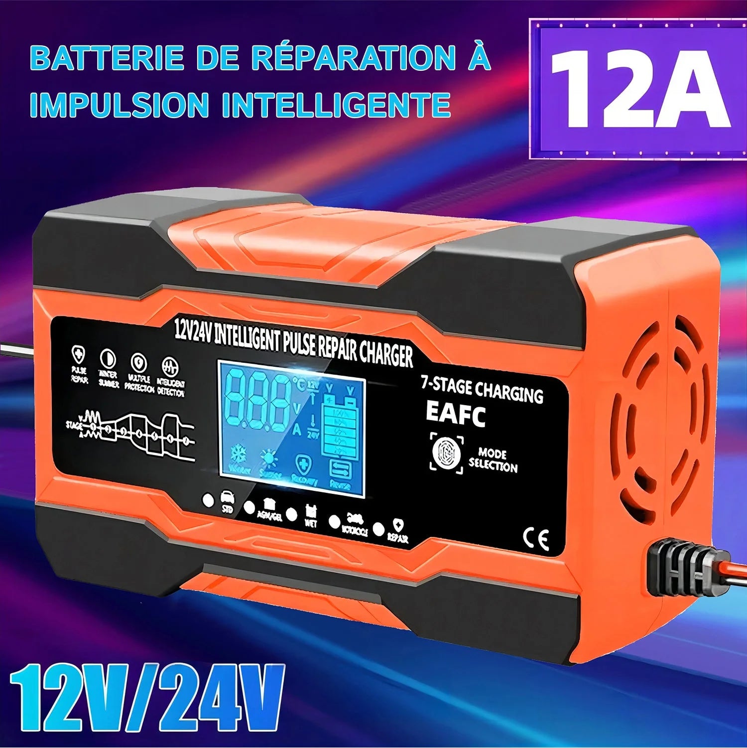VehiZap - Chargeur Batterie Voiture