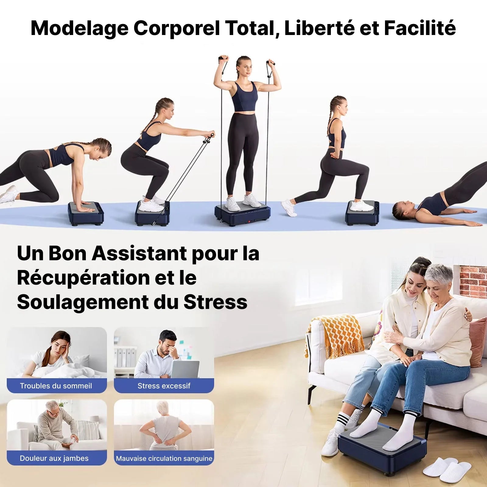 VibePlate - Plateforme Vibrante Fitness