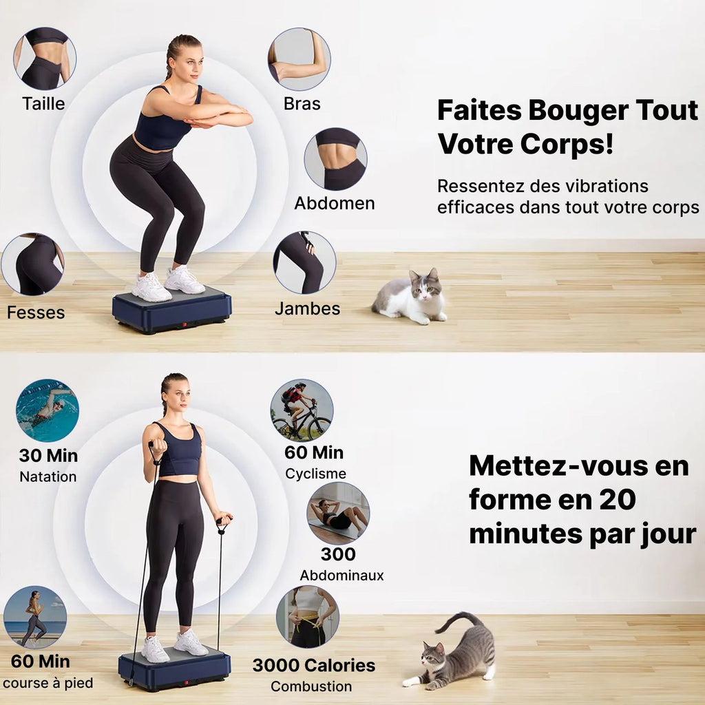 VibePlate - Plateforme Vibrante Fitness