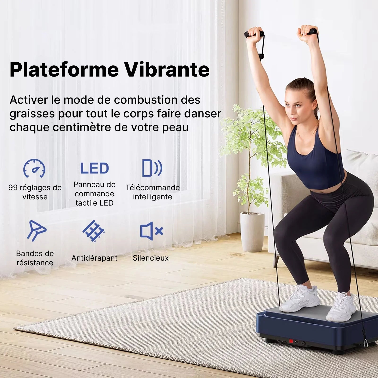 VibePlate - Plateforme Vibrante Fitness