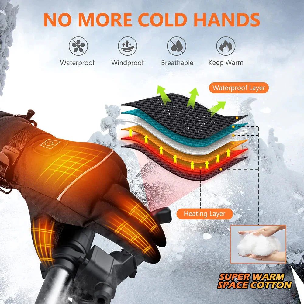 WarmSkiX - Gants Chauffants