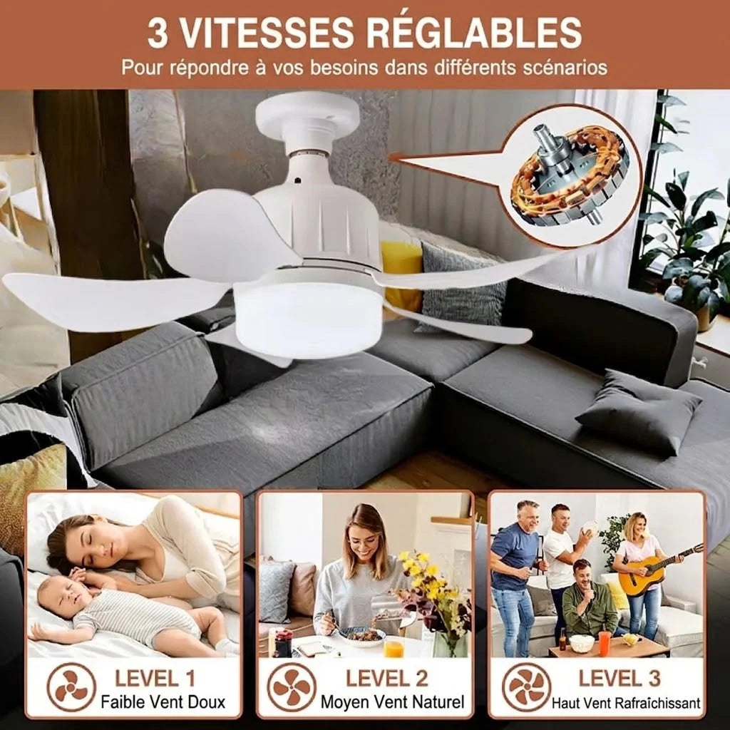 LumiCool - Ventilateur Luminaire