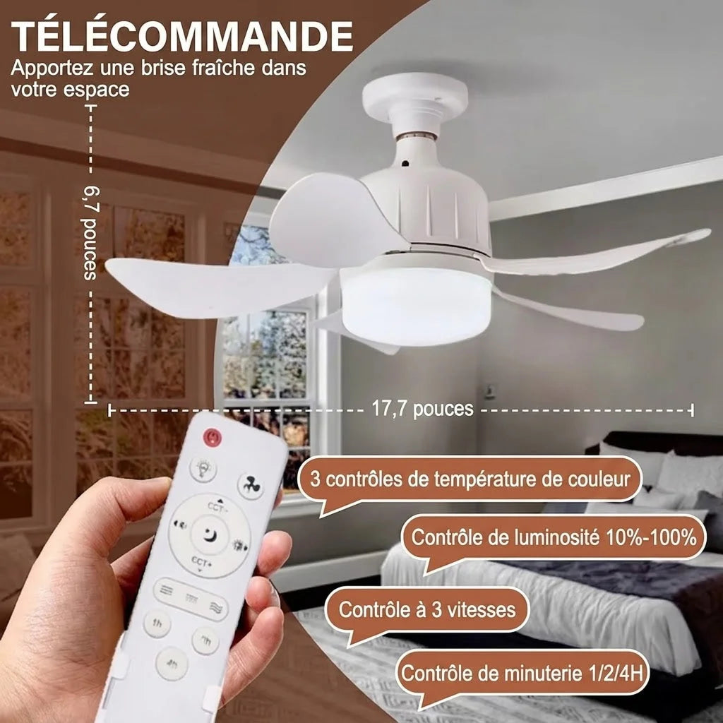LumiCool - Ventilateur Luminaire