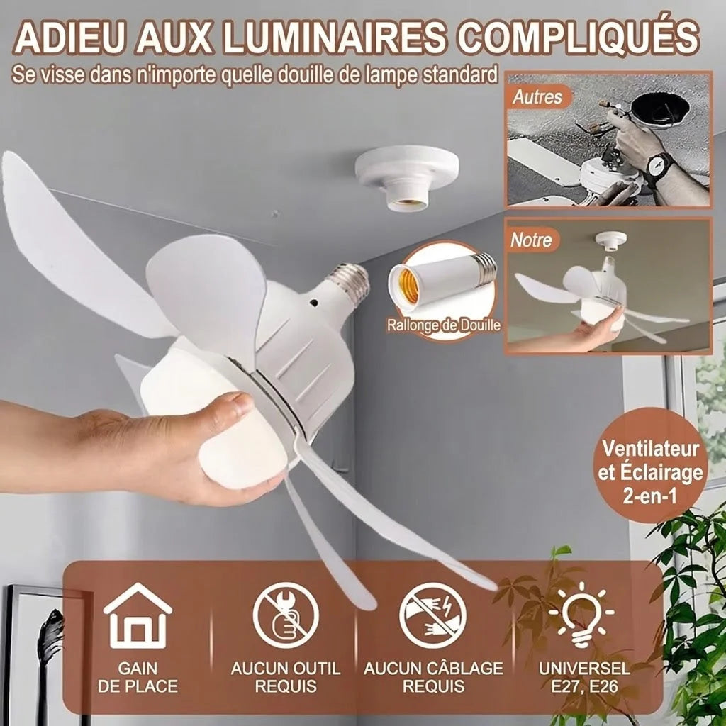 LumiCool - Ventilateur Luminaire